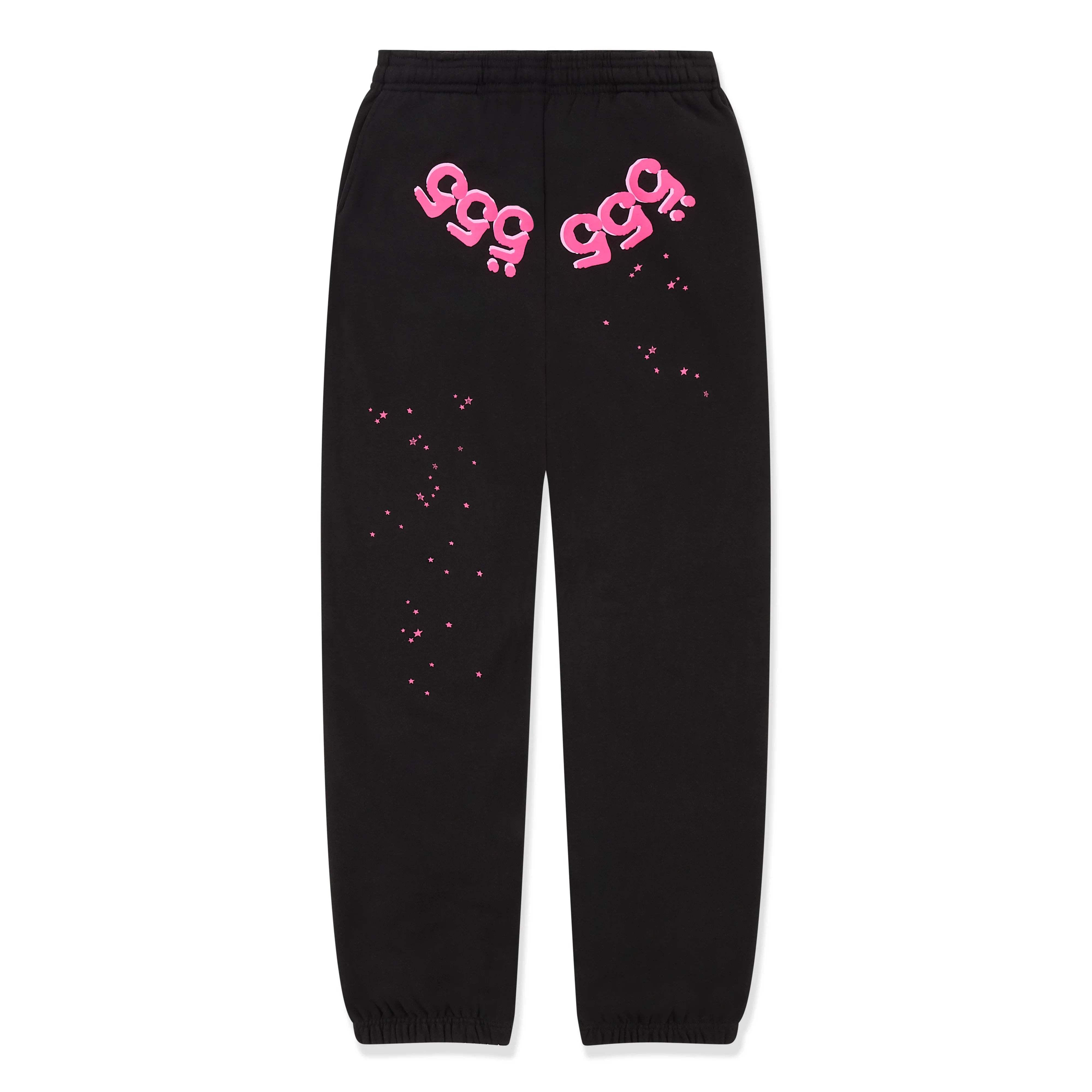Sp5der Angel Number Sweatpant Black/Pink